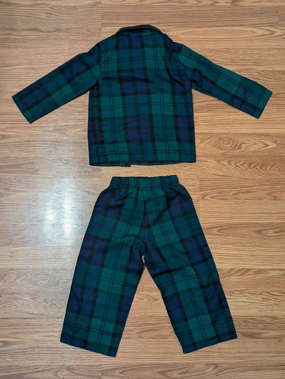 Old Navy Black Watch Plaid PJ Set, 2T